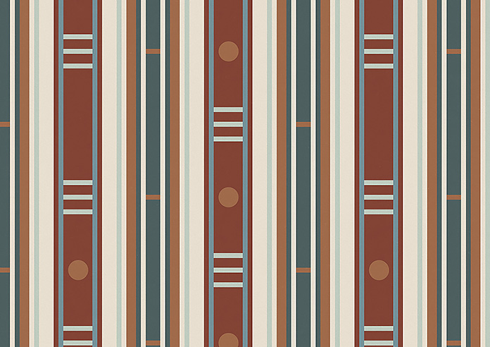 The British Stripe Co. William, Teignbridge No.1 - Twist&Fit Roman Blind - Image 8